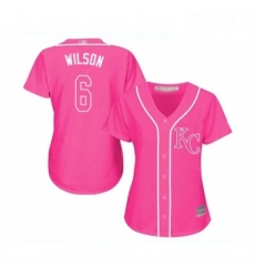 Womens Kansas City Royals 6 Willie Wilson Replica Pink Fashion Cool Base Baseball Jersey Womens Kansas City Royals 6 Willie Wilson Replica Pink Fashion Cool Base Baseball Jersey
