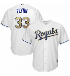 Youth Majestic Kansas City Royals 33 Brian Flynn Authentic White Home Cool Base MLB Jersey Youth Majestic Kansas City Royals 33 Brian Flynn Authentic White Home Cool Base MLB Jersey