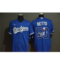 Dodgers 50 Mookie Betts Royal 2020 Nike Cool Base With Team Logo Jersey Dodgers 50 Mookie Betts Royal 2020 Nike Cool Base With Team Logo Jersey