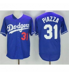 Los Angeles #31 Mike Piazza Dodgers Blue Flex Base Jersey Los Angeles #31 Mike Piazza Dodgers Blue Flex Base Jersey