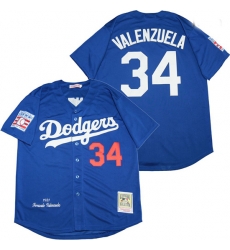 Los Angeles Dodgers 34 Fernando Valenzuela Royal 1981 Cooperstown Collection Jersey Los Angeles Dodgers 34 Fernando Valenzuela Royal 1981 Cooperstown Collection Jersey