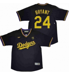 Men Dodgers 24 Kobe Bryant Black Pull Over Cool Base Stitched MLB Jersey Men Dodgers 24 Kobe Bryant Black Pull Over Cool Base Stitched MLB Jersey
