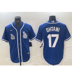 Men Los Angeles Dodgers 17 Shohei Ohtani Blue Cool Base Stitched Baseball Jersey Men Los Angeles Dodgers 17 Shohei Ohtani Blue Cool Base Stitched Baseball Jersey