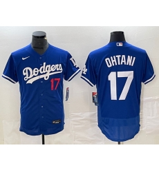 Men Los Angeles Dodgers 17 Shohei Ohtani Blue Flex Base Stitched Baseball JerseyS Men Los Angeles Dodgers 17 Shohei Ohtani Blue Flex Base Stitched Baseball JerseyS