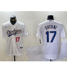 Men Los Angeles Dodgers 17 White Gold Championship Cool Base Stitched Jersey 3 Men Los Angeles Dodgers 17 White Gold Championship Cool Base Stitched Jersey 3