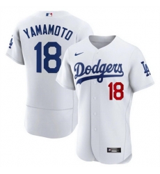 Men Los Angeles Dodgers 18 Yoshinobu Yamamoto White 2023 Flex Base Stitched Baseball Jersey Men Los Angeles Dodgers 18 Yoshinobu Yamamoto White 2023 Flex Base Stitched Baseball Jersey