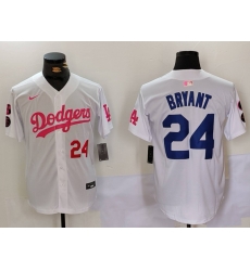 Men Los Angeles Dodgers 24 Kobe Bryant White Pink Vin 26 Kobe Patch Stitched Baseball Jerseys Men Los Angeles Dodgers 24 Kobe Bryant White Pink Vin 26 Kobe Patch Stitched Baseball Jerseys
