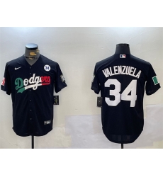 Men Los Angeles Dodgers 34 Toro Valenzuela Black Mexico 2024 World Series With No 34 Patch Cool Base Stitched Baseball Jersey Men Los Angeles Dodgers 34 Toro Valenzuela Black Mexico 2024 World Series With No 34 Patch Cool Base Stitched Baseball Jersey