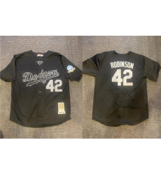Men Los Angeles Dodgers 42 Jackie Robinson Black 1947 56 60th Anniversary Patch Stitched Baseball Jersey Men Los Angeles Dodgers 42 Jackie Robinson Black 1947 56 60th Anniversary Patch Stitched Baseball Jersey