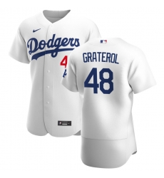 Men Los Angeles Dodgers 48 Brusdar Graterol Men Nike White Home 2020 Flex Base Player MLB Jersey Men Los Angeles Dodgers 48 Brusdar Graterol Men Nike White Home 2020 Flex Base Player MLB Jersey