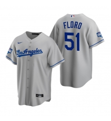 Men Los Angeles Dodgers 51 Dylan Floro Gray 2020 World Series Champions Replica Jersey Men Los Angeles Dodgers 51 Dylan Floro Gray 2020 World Series Champions Replica Jersey