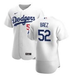 Men Los Angeles Dodgers 52 Pedro Baez Men Nike White Home 2020 Flex Base Player MLB Jersey Men Los Angeles Dodgers 52 Pedro Baez Men Nike White Home 2020 Flex Base Player MLB Jersey