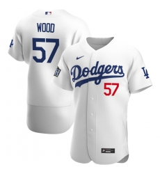 Men Los Angeles Dodgers 57 Alex Wood Men Nike White Home 2020 World Series Bound Flex Base Player MLB Jersey Men Los Angeles Dodgers 57 Alex Wood Men Nike White Home 2020 World Series Bound Flex Base Player MLB Jersey