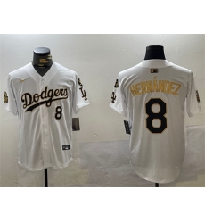Men Los Angeles Dodgers 8 Enrique Hernandez White Gold 2024 World Series With Fernando Memorial Patch Home Limited Stitched Baseball Jersey Men Los Angeles Dodgers 8 Enrique Hernandez White Gold 2024 World Series With Fernando Memorial Patch Home Limited Stitched Baseball Jersey