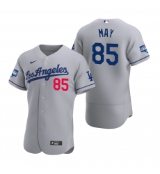 Men Los Angeles Dodgers 85 Dustin May Gray 2020 World Series Champions Road Flex Base Jersey Men Los Angeles Dodgers 85 Dustin May Gray 2020 World Series Champions Road Flex Base Jersey
