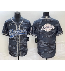 Men Los Angeles Dodgers Gray Camo Team Big Logo Cool Base With Patch Stitched Baseball Jersey Men Los Angeles Dodgers Gray Camo Team Big Logo Cool Base With Patch Stitched Baseball Jersey
