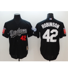 Men Los Angeles Dodgers Jackie Robinson 42 Black Cool Base Jersey Men Los Angeles Dodgers Jackie Robinson 42 Black Cool Base Jersey