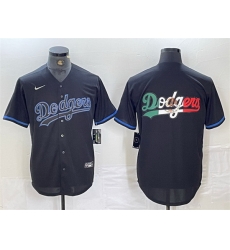 Men Los Angeles Dodgers Team Big Logo Black Cool Base Stitched Baseball Jersey 1 Men Los Angeles Dodgers Team Big Logo Black Cool Base Stitched Baseball Jersey 1