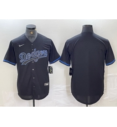 Men Los Angeles Dodgers Team Big Logo Black Cool Base Stitched Baseball Jersey 7 Men Los Angeles Dodgers Team Big Logo Black Cool Base Stitched Baseball Jersey 7