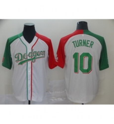 Men's Los Angeles Dodgers #10 Justin Turner White Authentic Jersey Men's Los Angeles Dodgers #10 Justin Turner White Authentic Jersey
