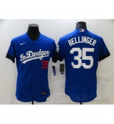 Men's Los Angeles Dodgers #35 Cody Bellinger Blue Elite City Player Jersey Men's Los Angeles Dodgers #35 Cody Bellinger Blue Elite City Player Jersey