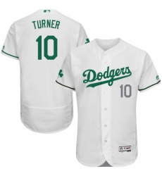 Mens Majestic Los Angeles Dodgers 10 Justin Turner White Celtic Flexbase Authentic Collection MLB Jersey Mens Majestic Los Angeles Dodgers 10 Justin Turner White Celtic Flexbase Authentic Collection MLB Jersey