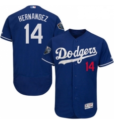 Mens Majestic Los Angeles Dodgers 14 Enrique Hernandez Royal Blue Flexbase Authentic Collection 2018 World Series Jersey Mens Majestic Los Angeles Dodgers 14 Enrique Hernandez Royal Blue Flexbase Authentic Collection 2018 World Series Jersey