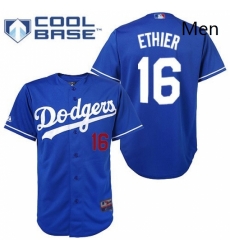 Mens Majestic Los Angeles Dodgers 16 Andre Ethier Replica Royal Blue Cool Base MLB Jersey Mens Majestic Los Angeles Dodgers 16 Andre Ethier Replica Royal Blue Cool Base MLB Jersey