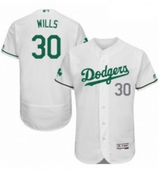 Mens Majestic Los Angeles Dodgers 30 Maury Wills White Celtic Flexbase Authentic Collection MLB Jersey Mens Majestic Los Angeles Dodgers 30 Maury Wills White Celtic Flexbase Authentic Collection MLB Jersey