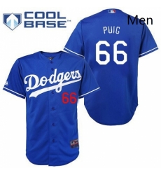 Mens Majestic Los Angeles Dodgers 66 Yasiel Puig Authentic Royal Blue Cool Base MLB Jersey Mens Majestic Los Angeles Dodgers 66 Yasiel Puig Authentic Royal Blue Cool Base MLB Jersey