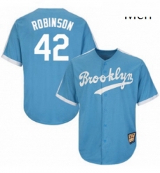 Mens Mitchell and Ness Los Angeles Dodgers 42 Jackie Robinson Replica Light Blue Throwback MLB Jersey Mens Mitchell and Ness Los Angeles Dodgers 42 Jackie Robinson Replica Light Blue Throwback MLB Jersey