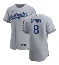 Nike Dodgers 8 Kobe Bryant Gray Flexbase Jersey Nike Dodgers 8 Kobe Bryant Gray Flexbase Jersey