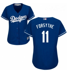 Womens Majestic Los Angeles Dodgers 11 Logan Forsythe Authentic Royal Blue Alternate Cool Base MLB Jersey Womens Majestic Los Angeles Dodgers 11 Logan Forsythe Authentic Royal Blue Alternate Cool Base MLB Jersey