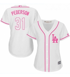 Womens Majestic Los Angeles Dodgers 31 Joc Pederson Replica White Fashion Cool Base MLB Jersey Womens Majestic Los Angeles Dodgers 31 Joc Pederson Replica White Fashion Cool Base MLB Jersey