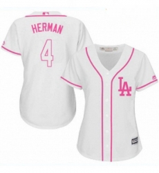 Womens Majestic Los Angeles Dodgers 4 Babe Herman Authentic White Fashion Cool Base MLB Jersey Womens Majestic Los Angeles Dodgers 4 Babe Herman Authentic White Fashion Cool Base MLB Jersey