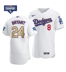 Youth Los Angeles Dodgers Kobe Bryant Gold Program Designed Edition White Flex Base Stitched Jersey Youth Los Angeles Dodgers Kobe Bryant Gold Program Designed Edition White Flex Base Stitched Jersey