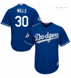 Youth Majestic Los Angeles Dodgers 30 Maury Wills Authentic Royal Blue Alternate 2017 World Series Bound Cool Base MLB Jersey Youth Majestic Los Angeles Dodgers 30 Maury Wills Authentic Royal Blue Alternate 2017 World Series Bound Cool Base MLB Jersey