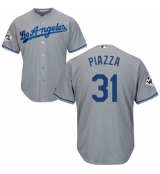 Youth Majestic Los Angeles Dodgers 31 Mike Piazza Authentic Grey Road 2017 World Series Bound Cool Base MLB Jersey Youth Majestic Los Angeles Dodgers 31 Mike Piazza Authentic Grey Road 2017 World Series Bound Cool Base MLB Jersey