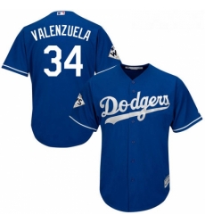Youth Majestic Los Angeles Dodgers 34 Fernando Valenzuela Replica Royal Blue Alternate 2017 World Series Bound Cool Base MLB Jersey Youth Majestic Los Angeles Dodgers 34 Fernando Valenzuela Replica Royal Blue Alternate 2017 World Series Bound Cool Base MLB Jersey