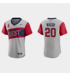 Men Los Angeles Angels 20 Jared Walsh Men Nike Gray 2021 Little League Classic Authentic MLB Jersey Men Los Angeles Angels 20 Jared Walsh Men Nike Gray 2021 Little League Classic Authentic MLB Jersey