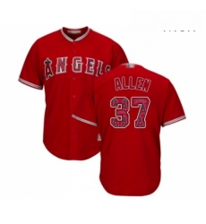 Mens Los Angeles Angels of Anaheim 37 Cody Allen Authentic Red Team Logo Fashion Cool Base Baseball Jersey Mens Los Angeles Angels of Anaheim 37 Cody Allen Authentic Red Team Logo Fashion Cool Base Baseball Jersey