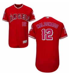 Mens Majestic Los Angeles Angels of Anaheim 12 Martin Maldonado Red Alternate Flexbase Authentic Collection MLB Jersey Mens Majestic Los Angeles Angels of Anaheim 12 Martin Maldonado Red Alternate Flexbase Authentic Collection MLB Jersey