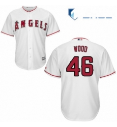 Youth Majestic Los Angeles Angels of Anaheim 46 Blake Wood Replica White Home Cool Base MLB Jersey Youth Majestic Los Angeles Angels of Anaheim 46 Blake Wood Replica White Home Cool Base MLB Jersey