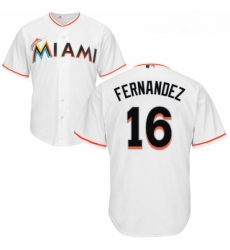 Youth Majestic Miami Marlins 16 Jose Fernandez Authentic White Home Cool Base MLB Jersey Youth Majestic Miami Marlins 16 Jose Fernandez Authentic White Home Cool Base MLB Jersey