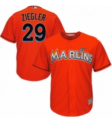 Youth Majestic Miami Marlins 29 Brad Ziegler Authentic Orange Alternate 1 Cool Base MLB Jersey Youth Majestic Miami Marlins 29 Brad Ziegler Authentic Orange Alternate 1 Cool Base MLB Jersey