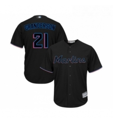Youth Miami Marlins 21 Curtis Granderson Replica Black Alternate 2 Cool Base Baseball Jersey Youth Miami Marlins 21 Curtis Granderson Replica Black Alternate 2 Cool Base Baseball Jersey