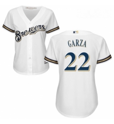 Womens Majestic Milwaukee Brewers 22 Matt Garza Replica White Home Cool Base MLB Jersey Womens Majestic Milwaukee Brewers 22 Matt Garza Replica White Home Cool Base MLB Jersey