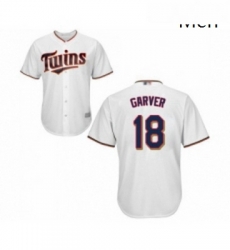 Mens Minnesota Twins 18 Mitch Garver Replica White Home Cool Base Baseball Jersey Mens Minnesota Twins 18 Mitch Garver Replica White Home Cool Base Baseball Jersey