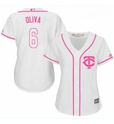 Womens Majestic Minnesota Twins 6 Tony Oliva Authentic White Fashion Cool Base MLB Jersey Womens Majestic Minnesota Twins 6 Tony Oliva Authentic White Fashion Cool Base MLB Jersey