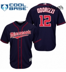 Youth Majestic Minnesota Twins 12 Jake Odorizzi Replica Navy Blue Alternate Road Cool Base MLB Jersey Youth Majestic Minnesota Twins 12 Jake Odorizzi Replica Navy Blue Alternate Road Cool Base MLB Jersey